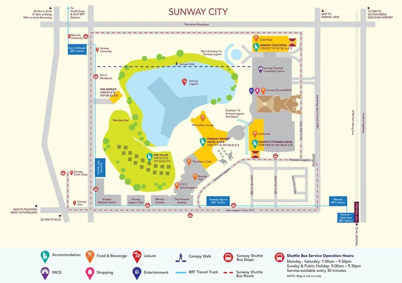 Sunway Pyramid Hotel Subang Jaya Malaisie